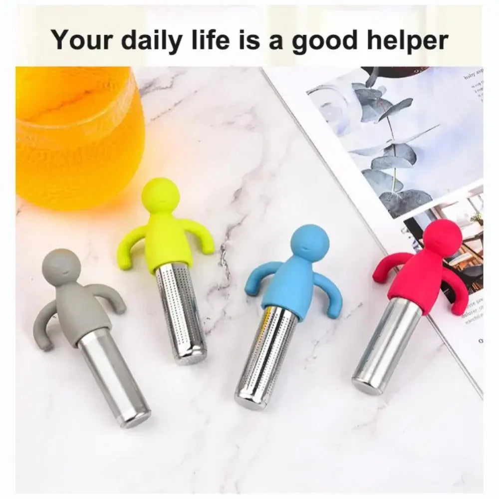 Stainless Steel Tea Infuser Kitchen Accessory Household Use Reusable