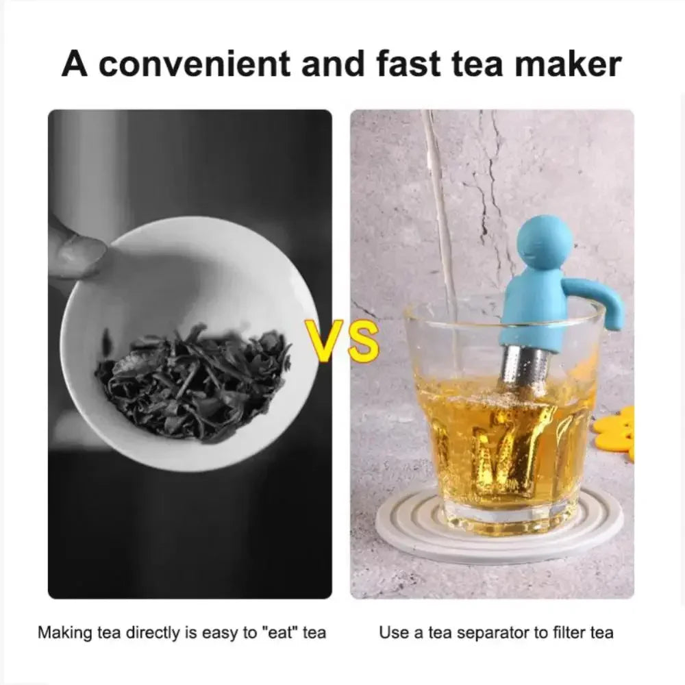 Stainless Steel Tea Infuser Kitchen Accessory Household Use Reusable