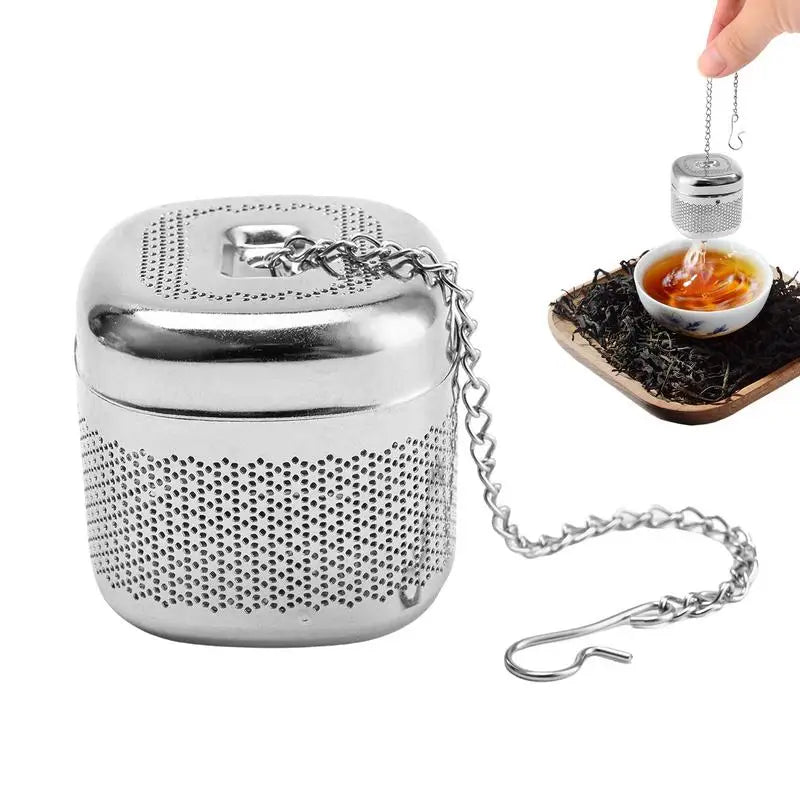 Tea Infuser |Fine Mesh Tea Infusers for Loose Tea Retractable Chain Design