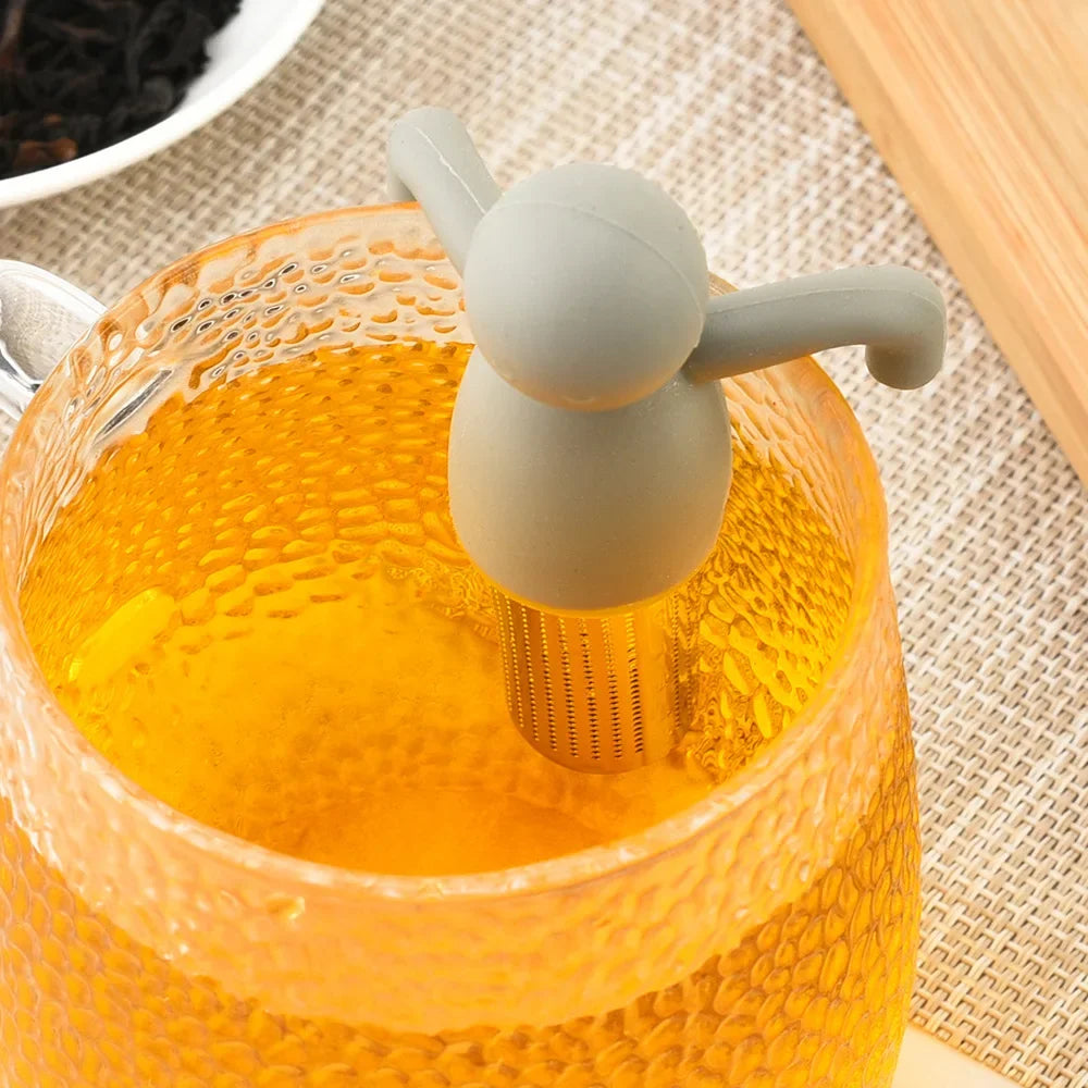 Stainless Steel Tea Infuser Kitchen Accessory Household Use Reusable