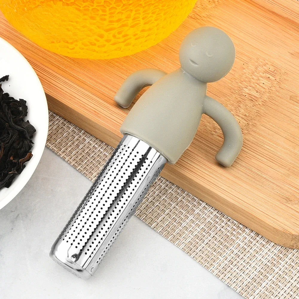 Stainless Steel Tea Infuser Kitchen Accessory Household Use Reusable