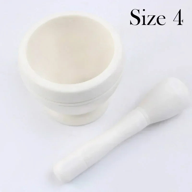 Resin Mortar and Pestle Spice Mixing Grinding Crusher Bowl Kitchen Tools