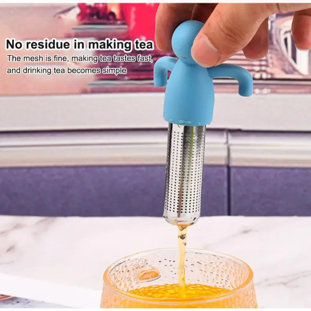 Stainless Steel Tea Infuser Kitchen Accessory Household Use Reusable