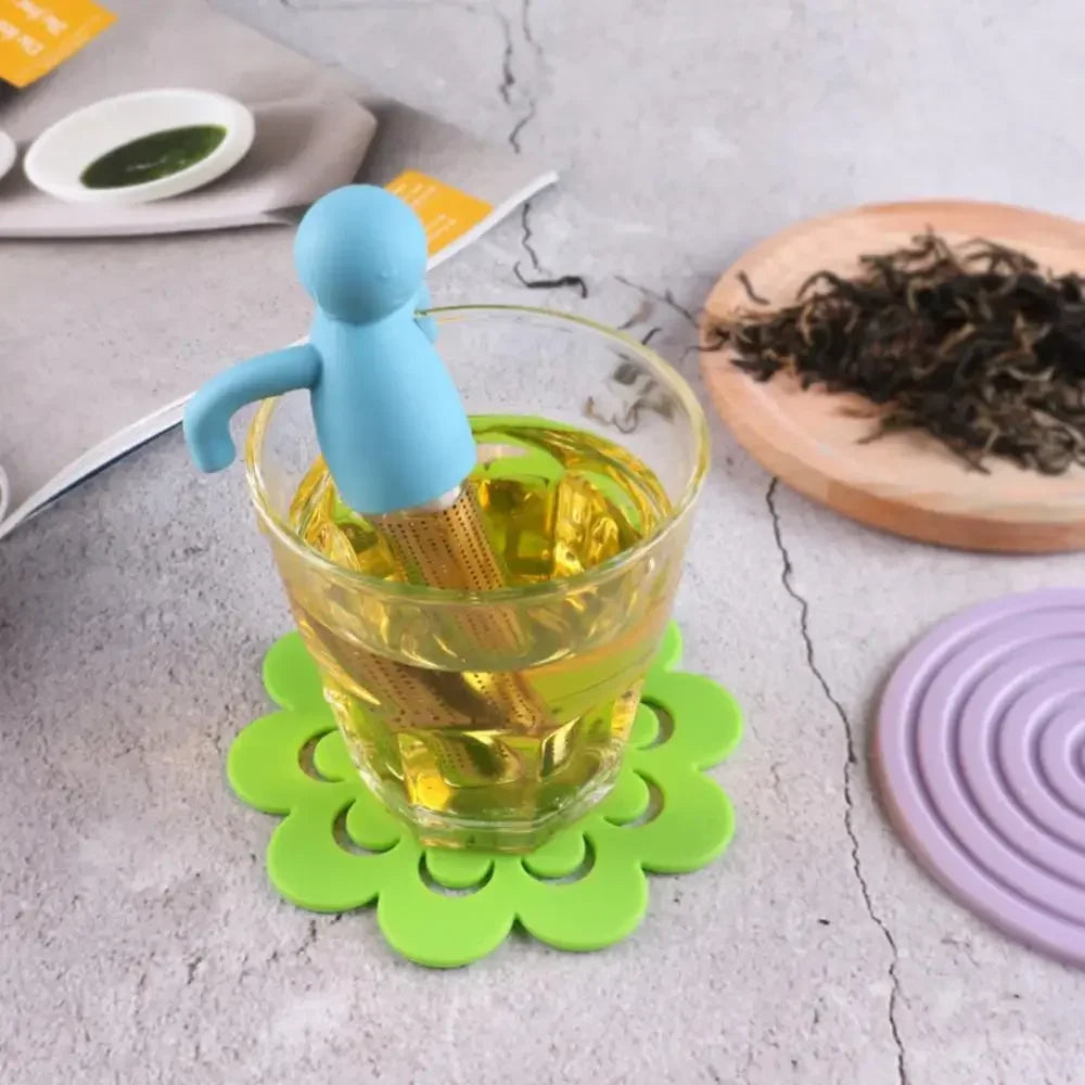 Stainless Steel Tea Infuser Kitchen Accessory Household Use Reusable