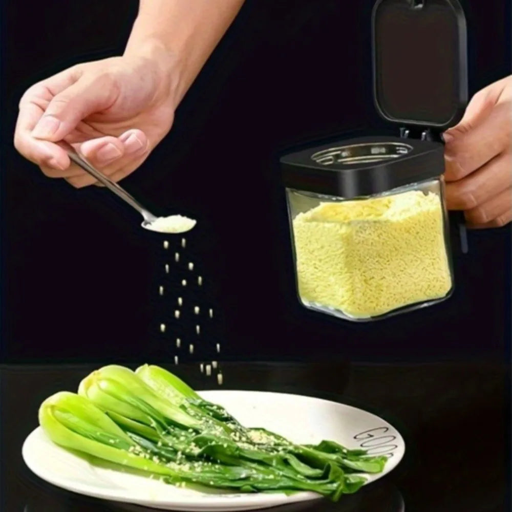 3pcs Glass Spice Jars with Spoon 10oz Glass Jars